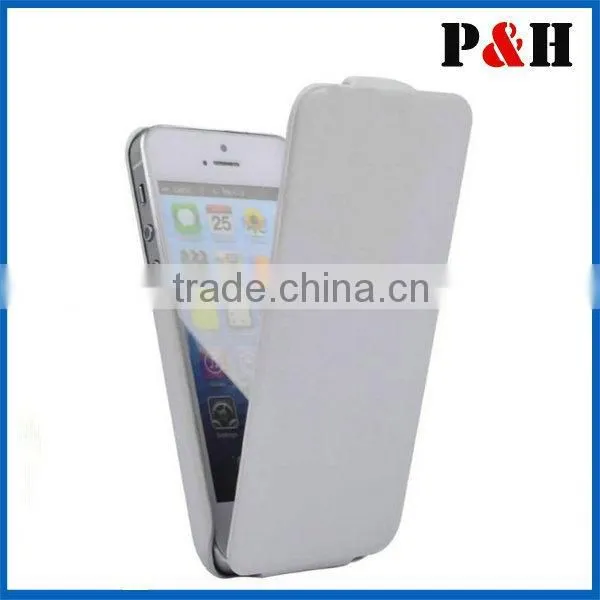 Smooth surface protective new case for Iphone leopard flip pu leather case cover