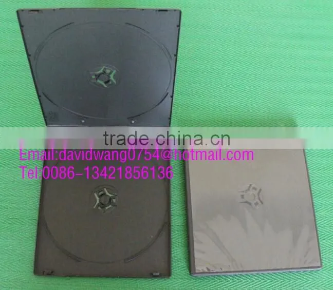 pp cd case clear single or double with clear film