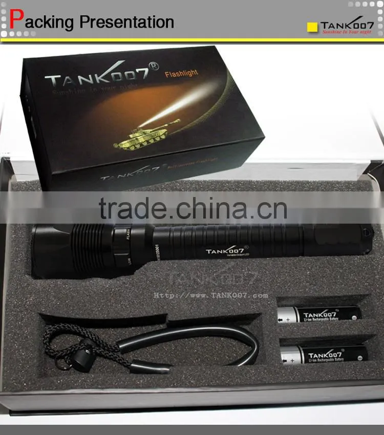 diving light ourdoor searching torch XR-E Q5 flat led flashlight