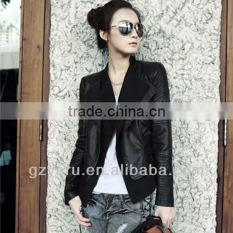 Women Polo Leather Jacket Designs