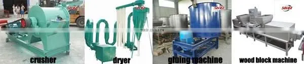 Hydraulic type Straw block machine machine for pallet feet