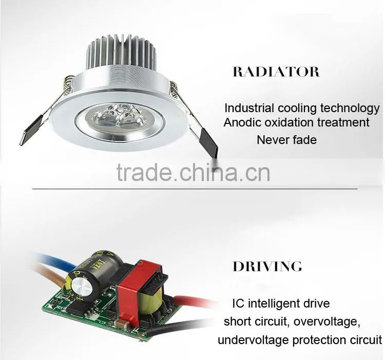 High lumen 12wv15w led downlight ,led downlight led ,hot sale CE ROHS led downlight price