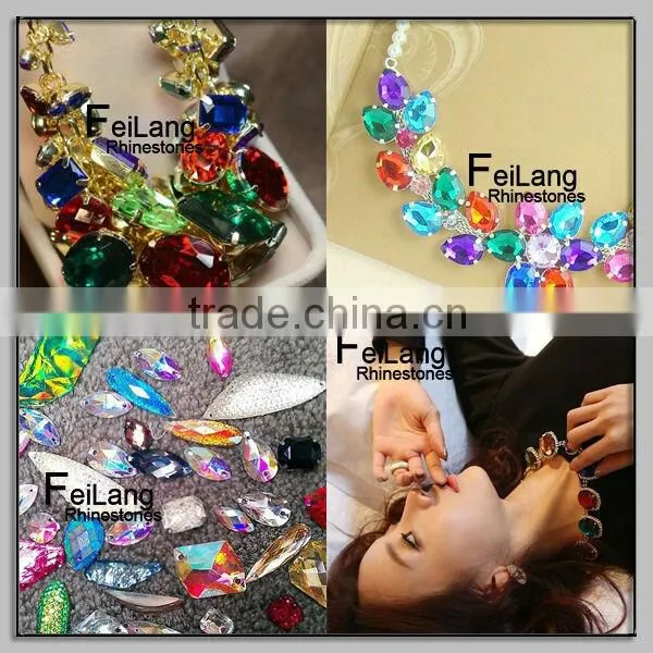 Feilang new style different sizes cup chain for garment