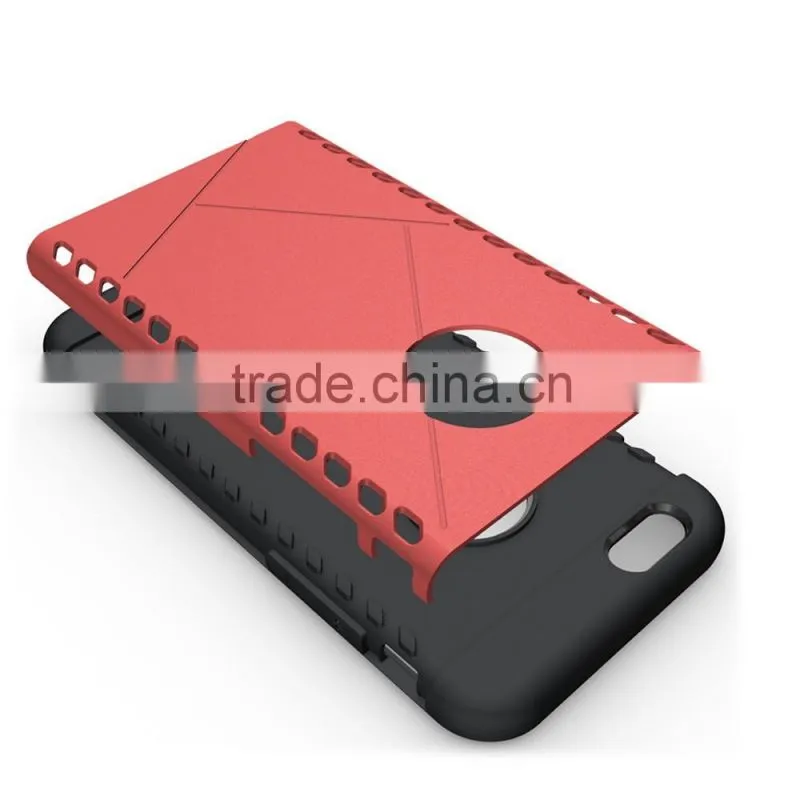 Hot 2 in 1 armor case for Iphone 6 4.7 premium TPU made great shock proof function