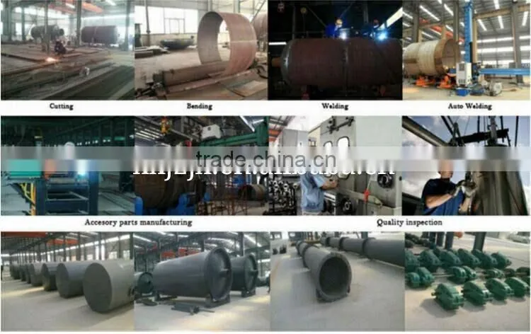 JZ waste plastic and tires pyrolysis machine