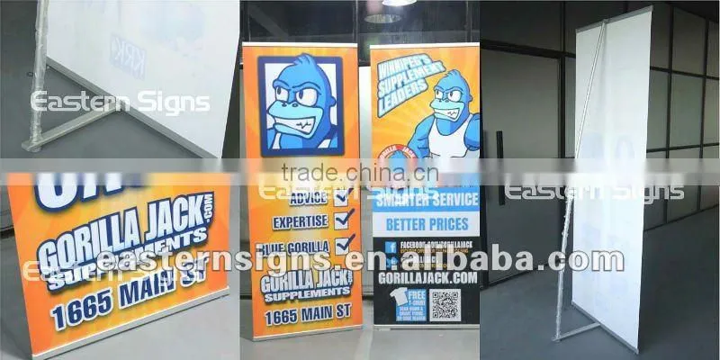 L Banner Stand with Oxford fabric