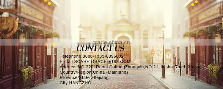Promotional various durable using modern scarf shawl