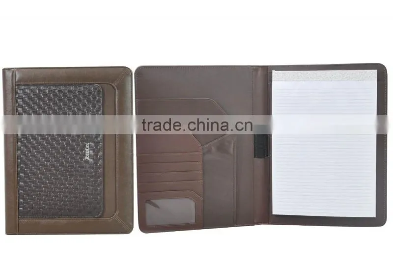 Portfolio/ PU leather folder / document folder professional supplier