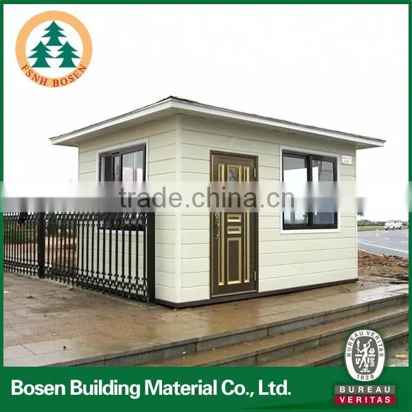 one floor cheap price prefab build security sentry box made in china for hot sale