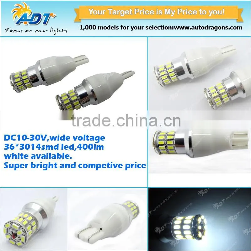 2015 hot sell T15 3014 smd led for cars