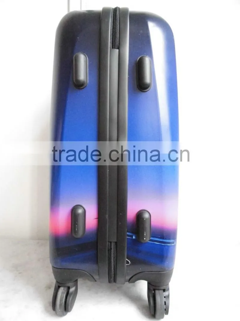 Printed DUBAI Tower ABS+PC trolley luggage case