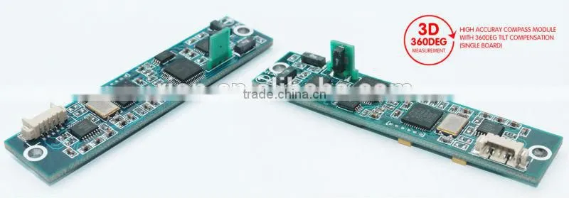 Compensated Electronic Compass Accelerometer Embeded 3D Magnetic Compass