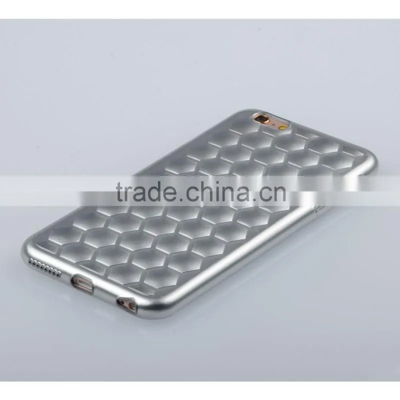 C&T Honeycomb 3mm Thick Shockproof Soft TPU Clear Case Bumper for iPhone 6/iPhone 6S