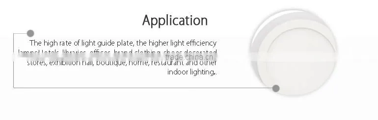 boutique/home/restaurant and other indoor lighting led panel round 18w
