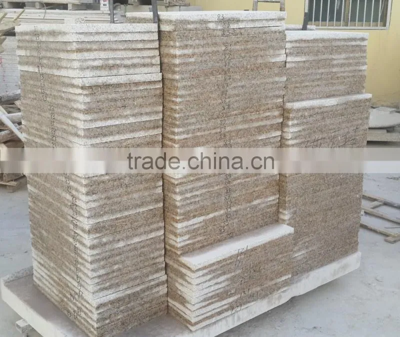 G682 chinese cheap Rustic yellow granite tile