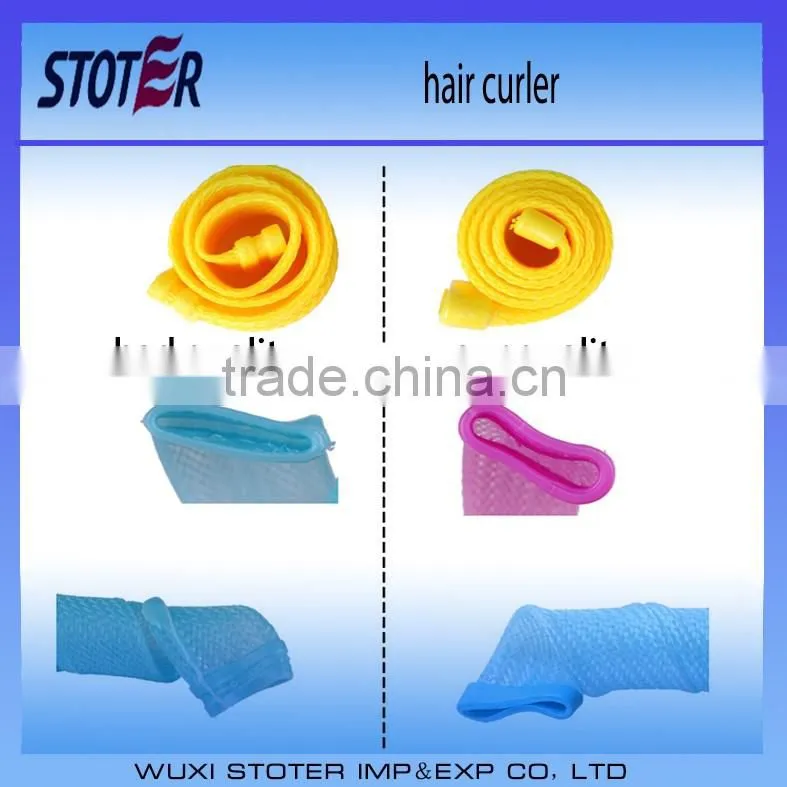 Easy hair roller plastic hair roller