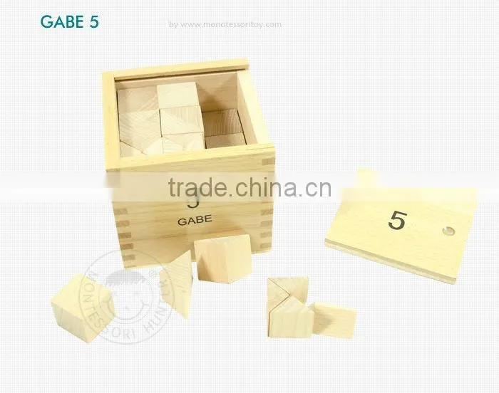 GABE 3 First Block Series, Preschool Educational Frobel Toys