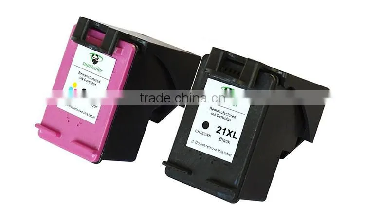 Remanufactured 21XL Black ink cartridges
