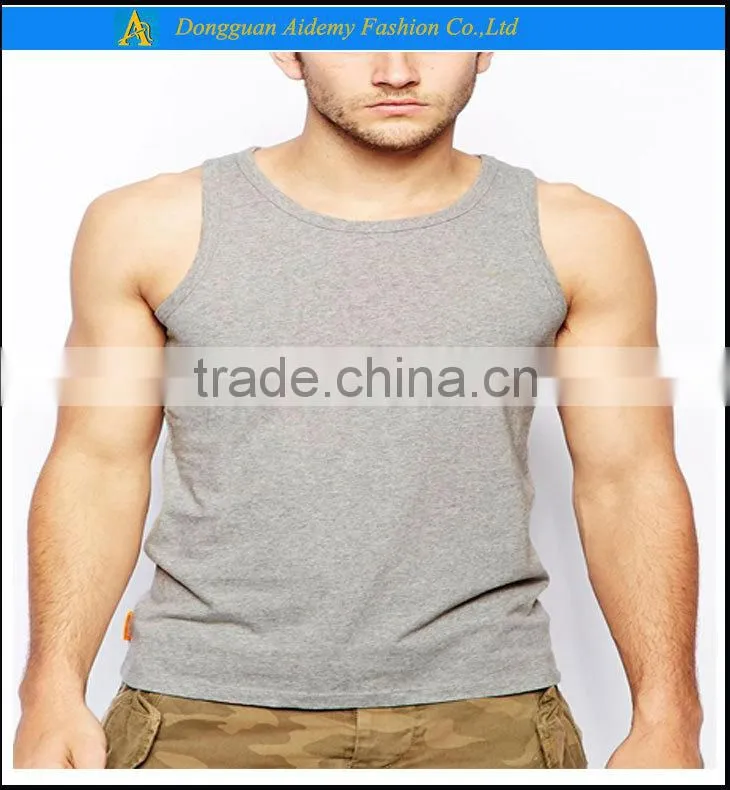 custom 100 cotton mens tank top shirt