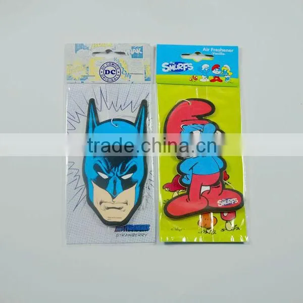cheap price oem custom hanging paper car air freshener