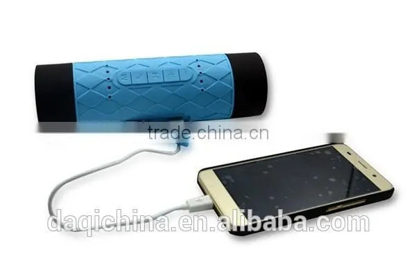 2016 high quality bluetooth speaker wireless speaker with 5200mAh power bank