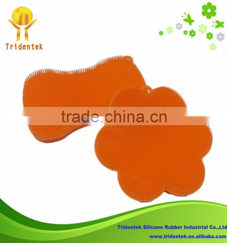 Hot New Products Bath Brush Baby Health Bath Body Brushes Food Grade Silicone Cleaning Brushes