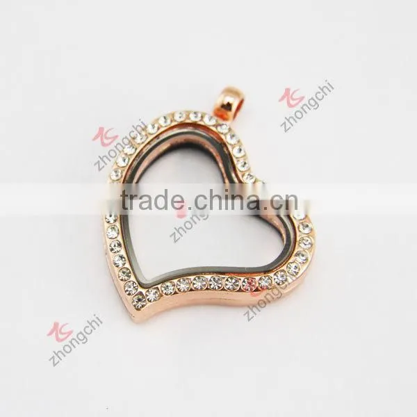 Trending Heart Shaped Glass Memory Locket