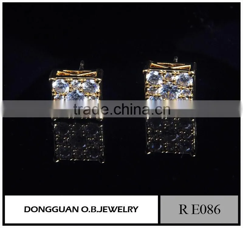 Fashion seed bead earrings for lady 925 silver earrings