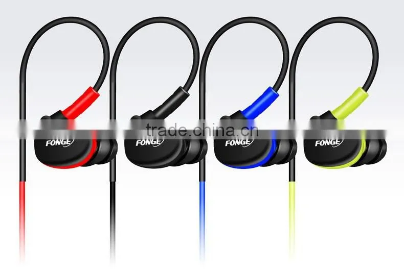 Running Earphone Ear Hook Sports 3.5mm Wire HIFI Headphone with Mic Volume Control