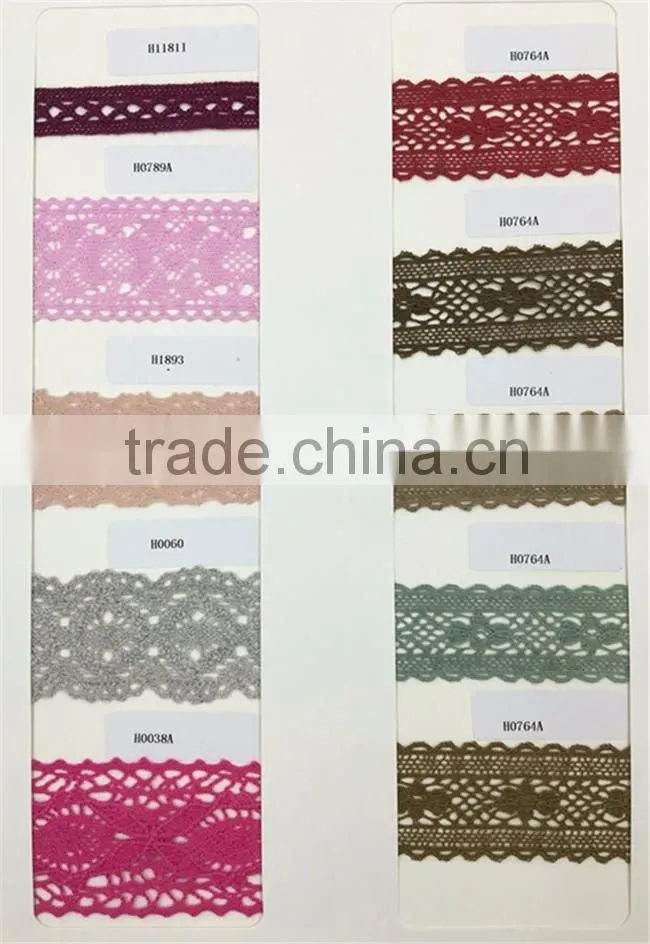 High Quality Fashion Decorative Cotton Lace Trimming