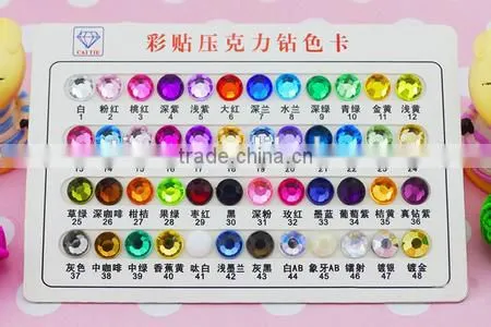 Colorful Rhinestone sticker,Acrylic Stone Sticker,Crystal Sticker