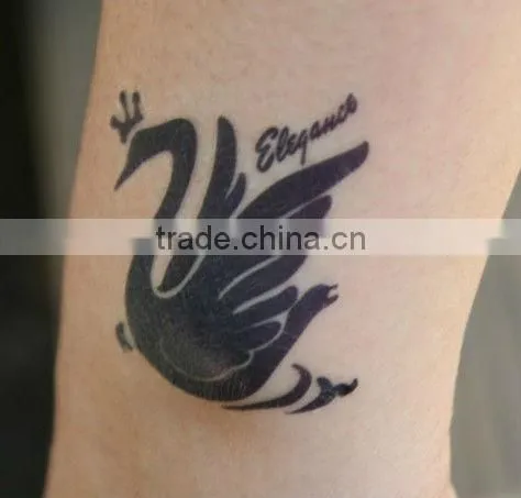 swan tatoo sticker