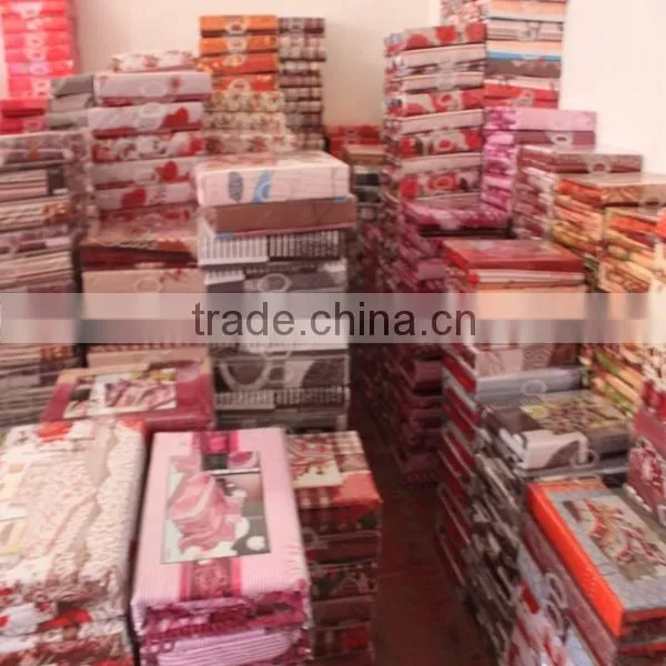 sell in low price Thread Count 100% cotton fabric painting designs bed sheets