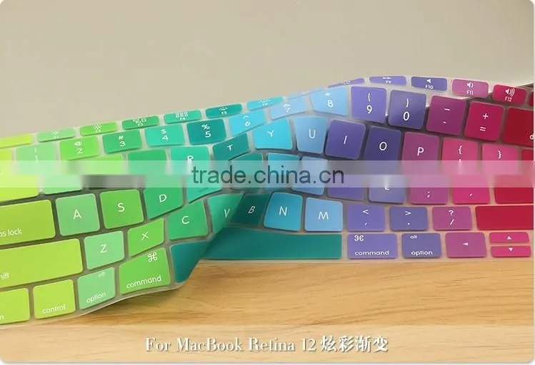 Hot for macbook pro keyboard cover silicone keyboard protective skin cover case