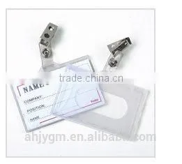 Display Box Packing Soft PVC Name Badge with Clip