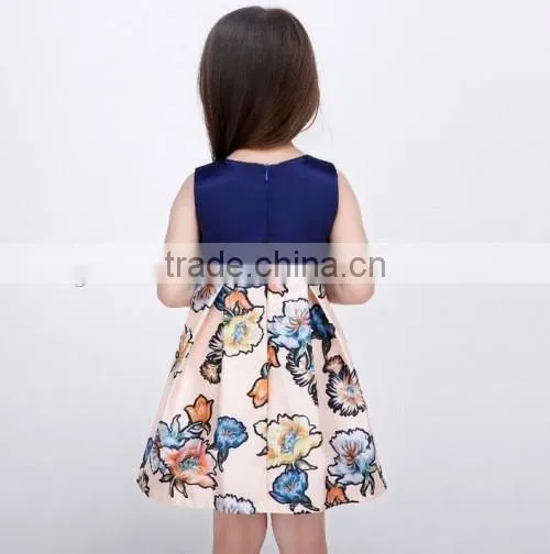 wholesale flower kids girl dress baby girl dress prices summer latest stylish pari dress for baby girl