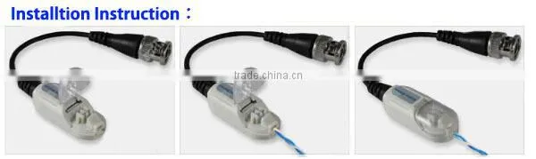 Single channel passive video Balun for CCTV