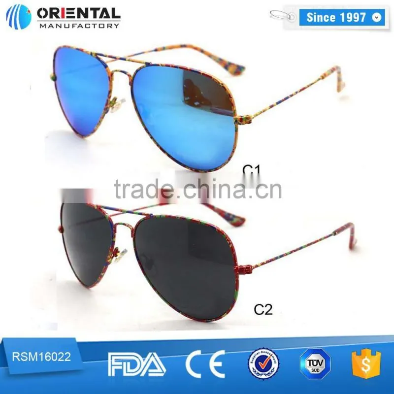 2016 Colorful Metal China Sunglasses