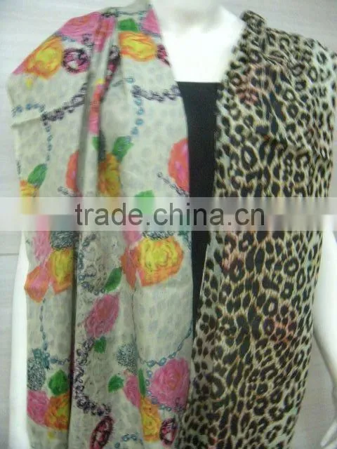 Rayon Printed Women Scarfs/Scarves/Fashion 2013