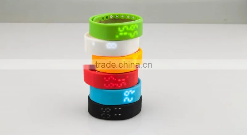 Slims Bracelet Watch Pedometer, Sleep Monitoring,Temperature Monitoring,Time Display , Digital Time Display,Lada Motion Sensor