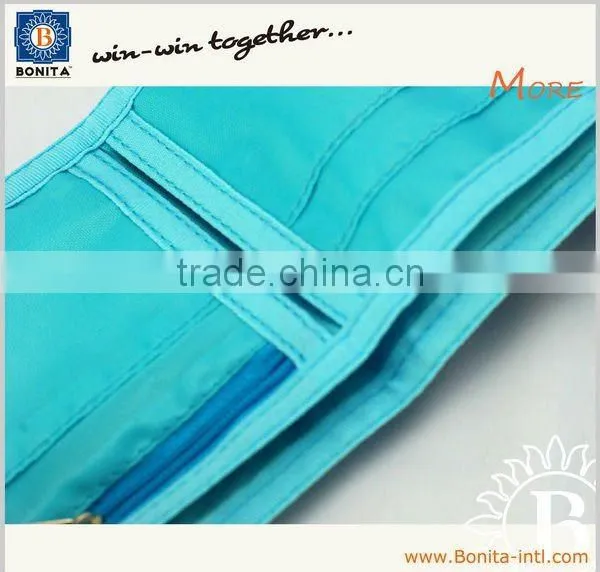 Two folds promotion polyester Wallet,