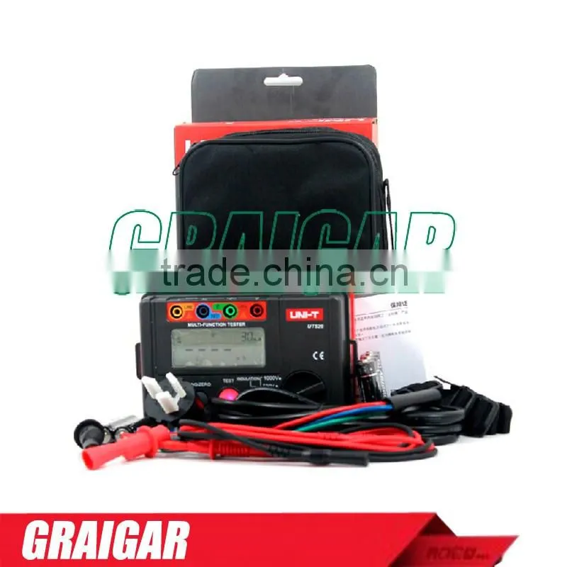UNI-T UT526 Multi-Functional Electrical Insulation Tester Earth Resistance Meter + 1000V+RCD Tester+Continuity+Vac/dc (4 in 1)