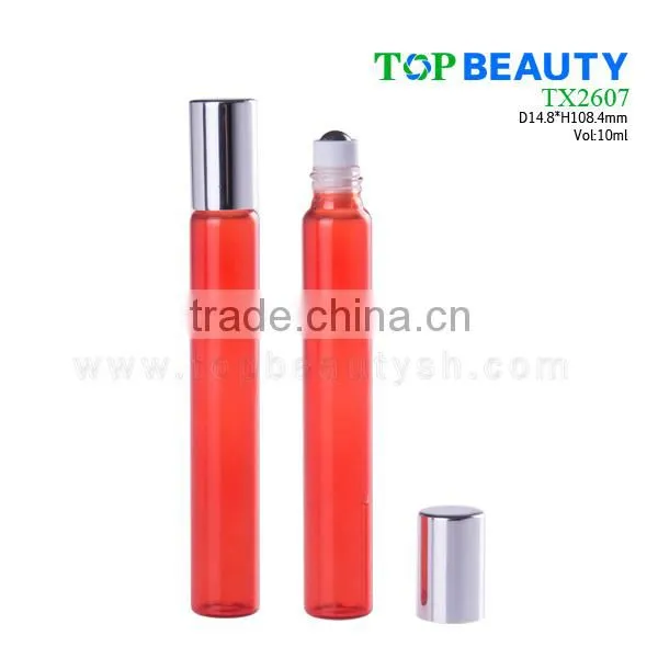 TX2607-1 Metallized essential oil bottle cosmetic glass bottle