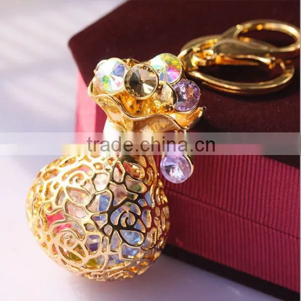 2014 Hollow Flower Purse Pendant Keychain , Bag Pendant ZTKC-176