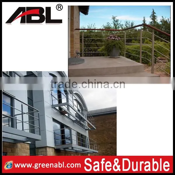 304/316 Building material for project stainless steel glass railing glass balustrade glass handrail