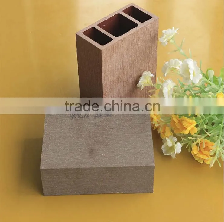 WPC high density WPC square timber for outdoor PE project