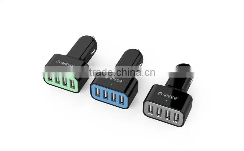 Car charger usb mp3 player fast charging 3 port 5.1a 4 port car charger