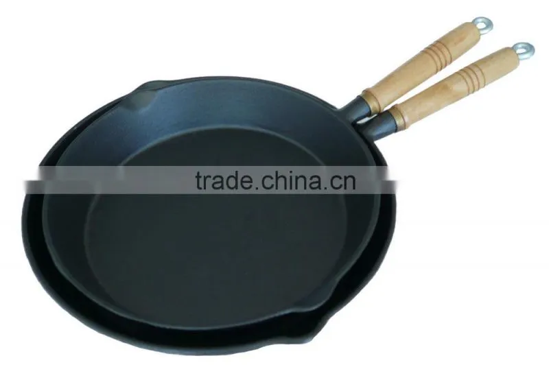 cast iron round cheap frying pan