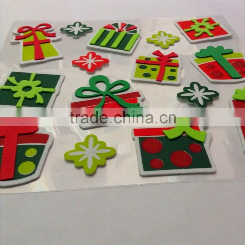 eva sticker/3D handmade sticker/ adhesive letters stickers