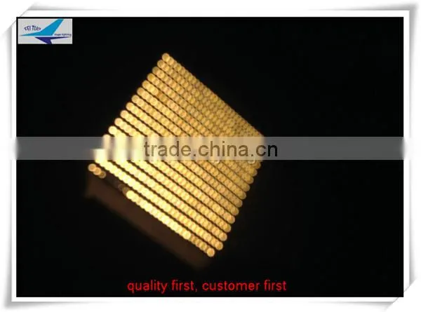 Warm & cool white background 896pcs pannel led theater stage light/led studio light